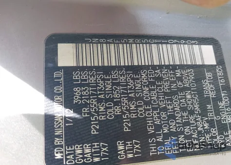 2012 Nissan Juke Sv from USA, damaged, VIN JN8AF5MR5CT107903